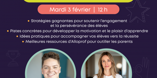 Webinaire express de 35 minutes pour le personnel enseignant