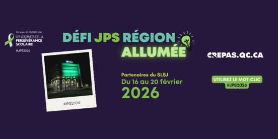 Participez au DÉFI des JPS 2026 : Région ALLUMÉE.