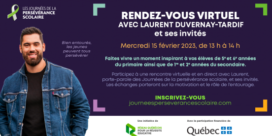 C'est le temps d'inscrire votre classe au rendez-vous virtuel des JPS!