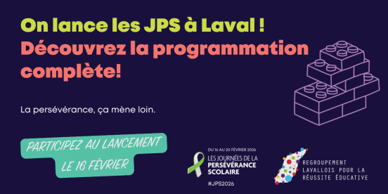 Lancement officiel des Journées de la persévérance scolaire