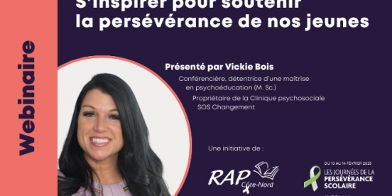 S'inspirer pour soutenir la persévérance scolaire de nos jeunes