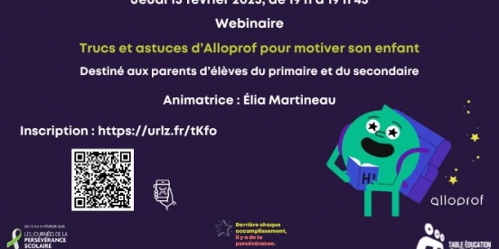 Trucs et astuces d'Alloprof pour motiver son enfant